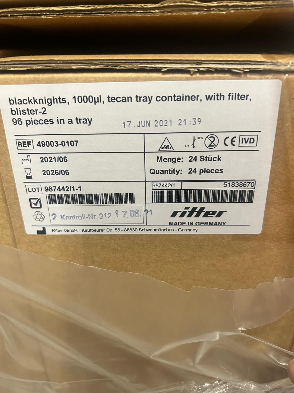 Ritter Leitfähige Spitzen 1000 Mikroliter – Tecan-Stil | Abverkaufsaktion – Bild 3